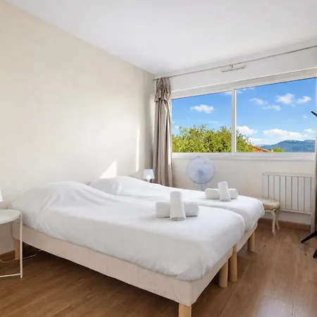 Le Nid Paisible Antibes Vue Sur Mer - Welkeys Daire *